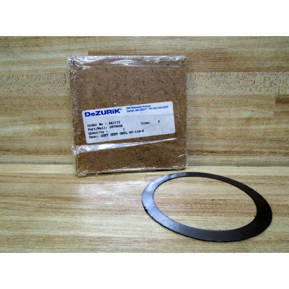 DeZurik 1079674 Seat Gasket GRFL891108