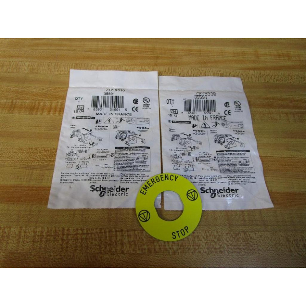 Telemecanique ZBY9330 Emergency Stop (Pack of 2)