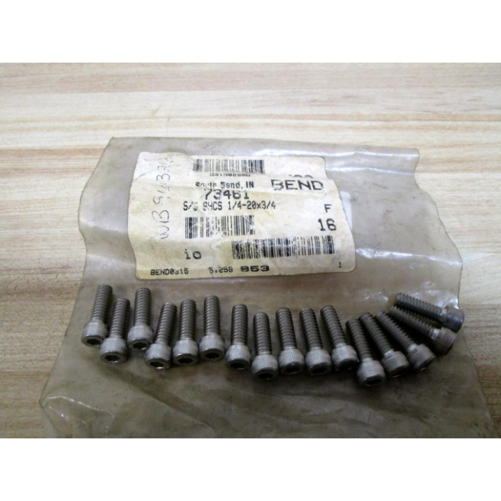 73461 SS SHCS 14 - 20 X 34 (Pack of 16)