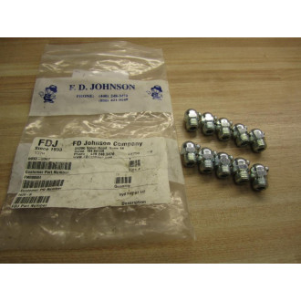 FD Johnson 1629-B Grease Fitting Y37H 10750-0 (Pack of 10)