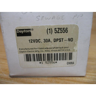 Dayton 5Z556 Relay 12VDC