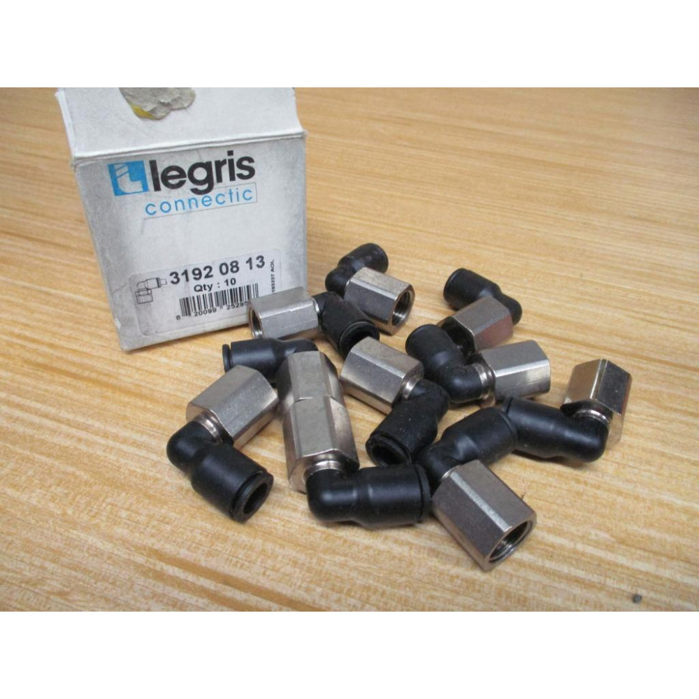 Legris 3192 08 13 90° Swivel Elbow 31920813 (Pack of 10)