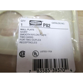 Hubbell P82 Wall Plates P82 (Pack of 3)