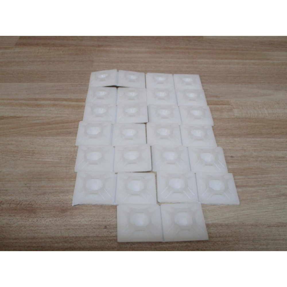 Bizline RR-MP-1000-9-C Cable Tie Mounting Pads (Pack of 26) - New No Box