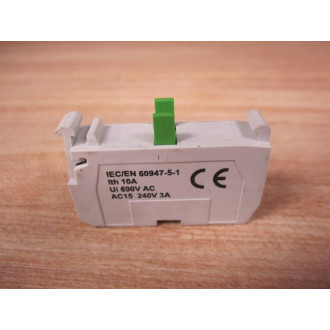 Baco 33E10 Contact Block - New No Box