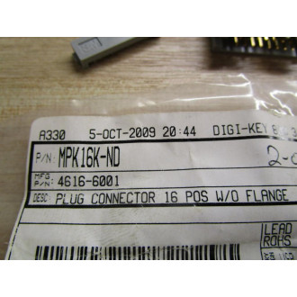 Digi-Key MPK16K-ND Plug Connector - New No Box