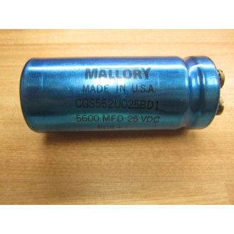 Mallory CGS562U025BD1 Electrolytic Capacitor - New No Box