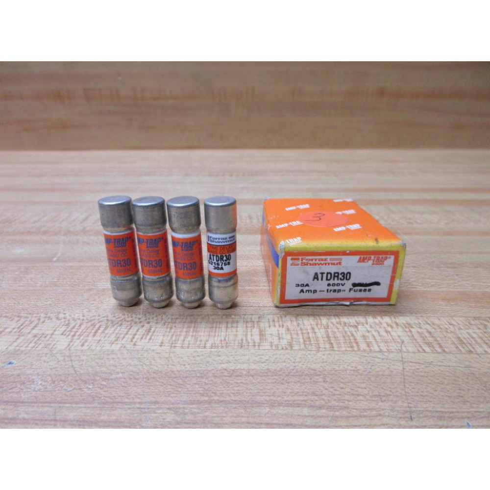 Gould Shawmut Ferraz ATDR30 Fuse Cross Ref 4ZAX8 (Pack of 4)