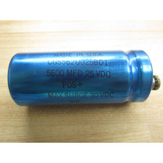 Mallory CGS562U025BD1 Electrolytic Capacitor - New No Box