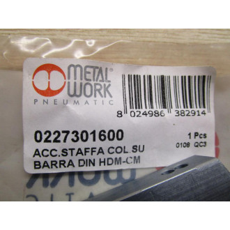 Metal Work Pneumatic 0227301600 Connection Bracket On Din Bar