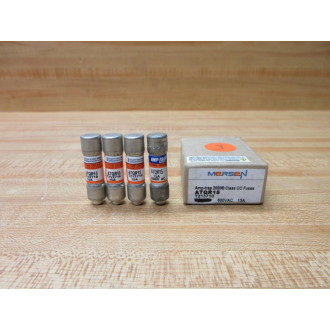 Gould Shawmut Ferraz Mersen ATQR15 Fuse Cross Ref 4ZCF9 (Pack of 4)