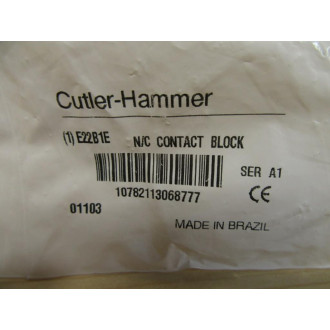 Cutler Hammer E22B1E Eaton Low Power Contact Block