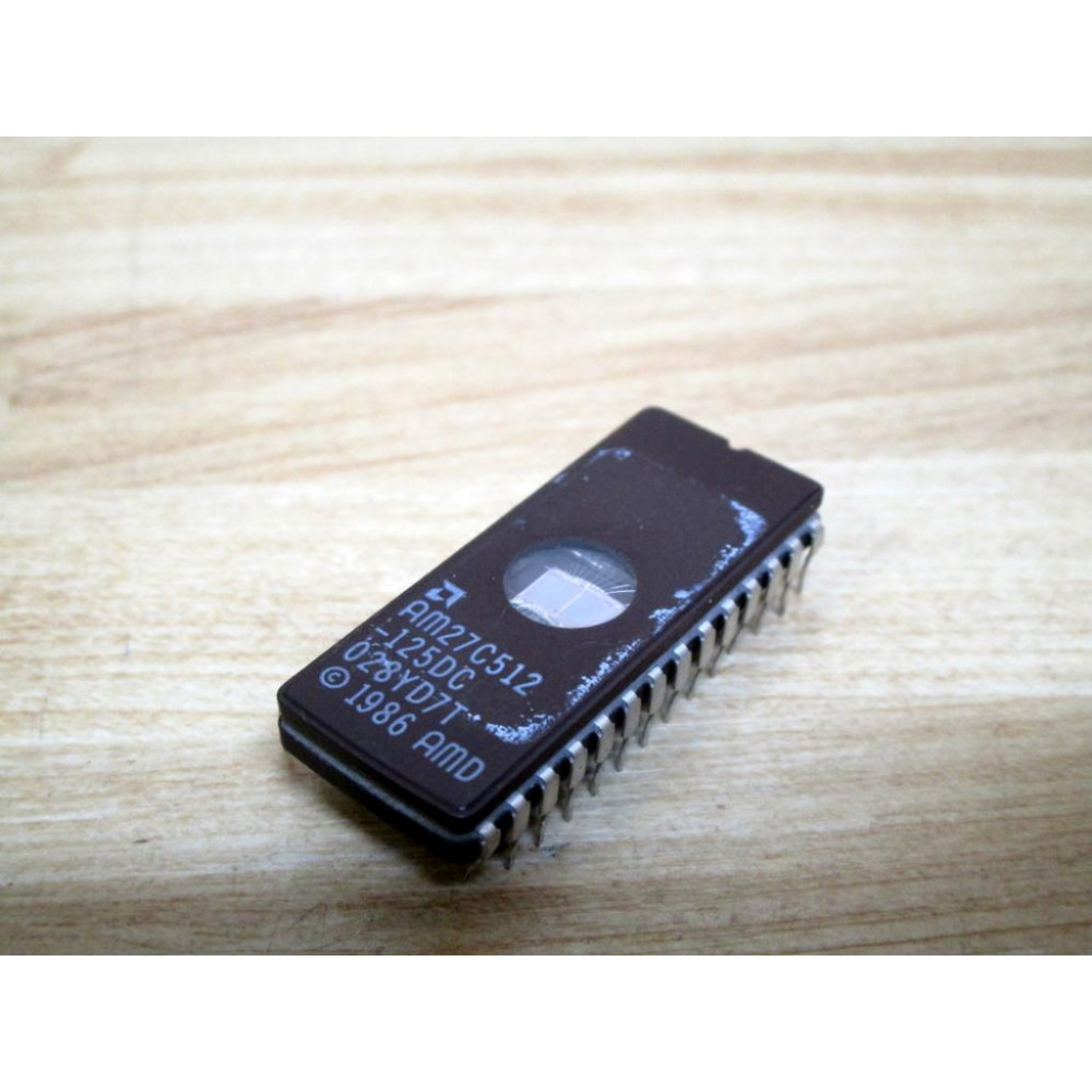 AMD AM27C512-125DC Integrated Circuit (Pack of 2)