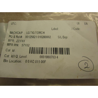 Radnor 57Y02 Torch Back Cap RAD 64005643 (Pack of 2)
