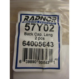 Radnor 57Y02 Torch Back Cap RAD 64005643 (Pack of 2)