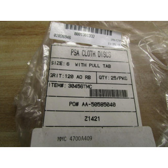 PSA 30456TMC Sandpaper (Pack of 25)