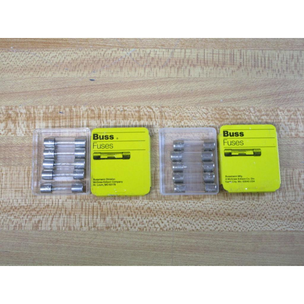 Buss AGX-1 Bussmann Fuse Cross Ref 6F055, 8AG Jagged Wire (Pack of 10)