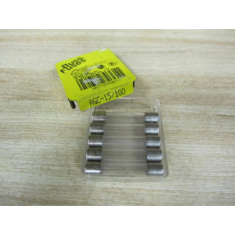 Buss AGC-15100 Bussmann Fuse Cross Ref 6F002 Fine Wire (Pack of 5)