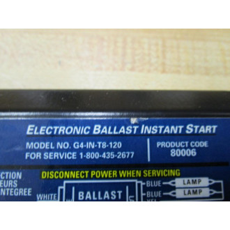 General Electric G4-IN-T8-120 Ballast - New No Box