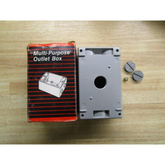 Hubbell B5-2 Outlet Box