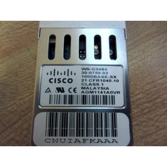 Cisco WS-G5484 Interface Converter 30-0759-02
