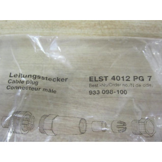 LeitungssteckerHirschmann 933-098-100 Cable Plug 933098100