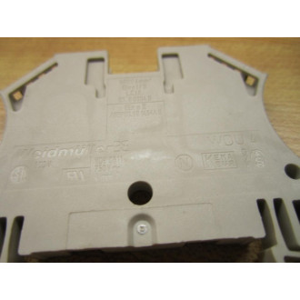 Weidmuller WDU4 Terminal Block Tan (Pack of 50) - Used