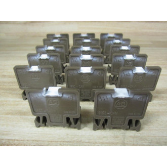 Allen Bradley 1492-CAM Block Brown 1492-CAM1LBR (Pack of 17) - New No Box