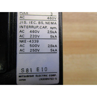 Mitsubishi MB30-SB Circuit Breaker 2.2 Amp - Used