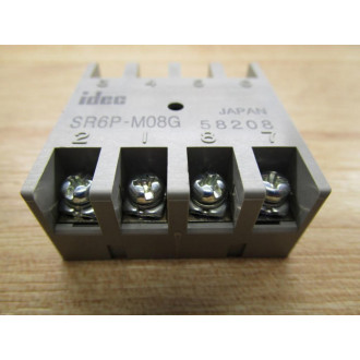 IDEC SR6P-M08G Through Panel Mount Socket - New No Box