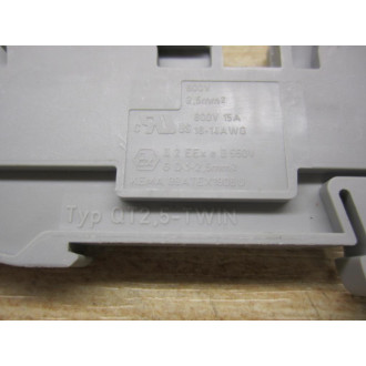 Phoenix Contact 3204159 Terminal Block QT 2,5-TWIN (Pack of 33) - New No Box