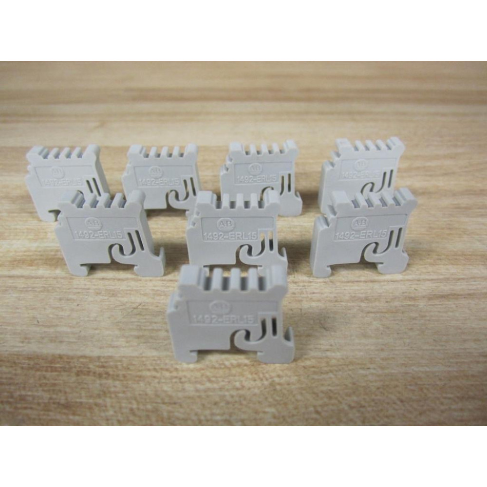 Allen Bradley 1492-ERL15 End Retainer 1492ERL15 (Pack of 8) - New No Box
