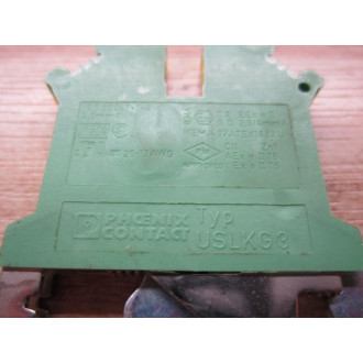 Phoenix Contact 0441083 Terminal Block USLKG3 (Pack of 3) - New No Box