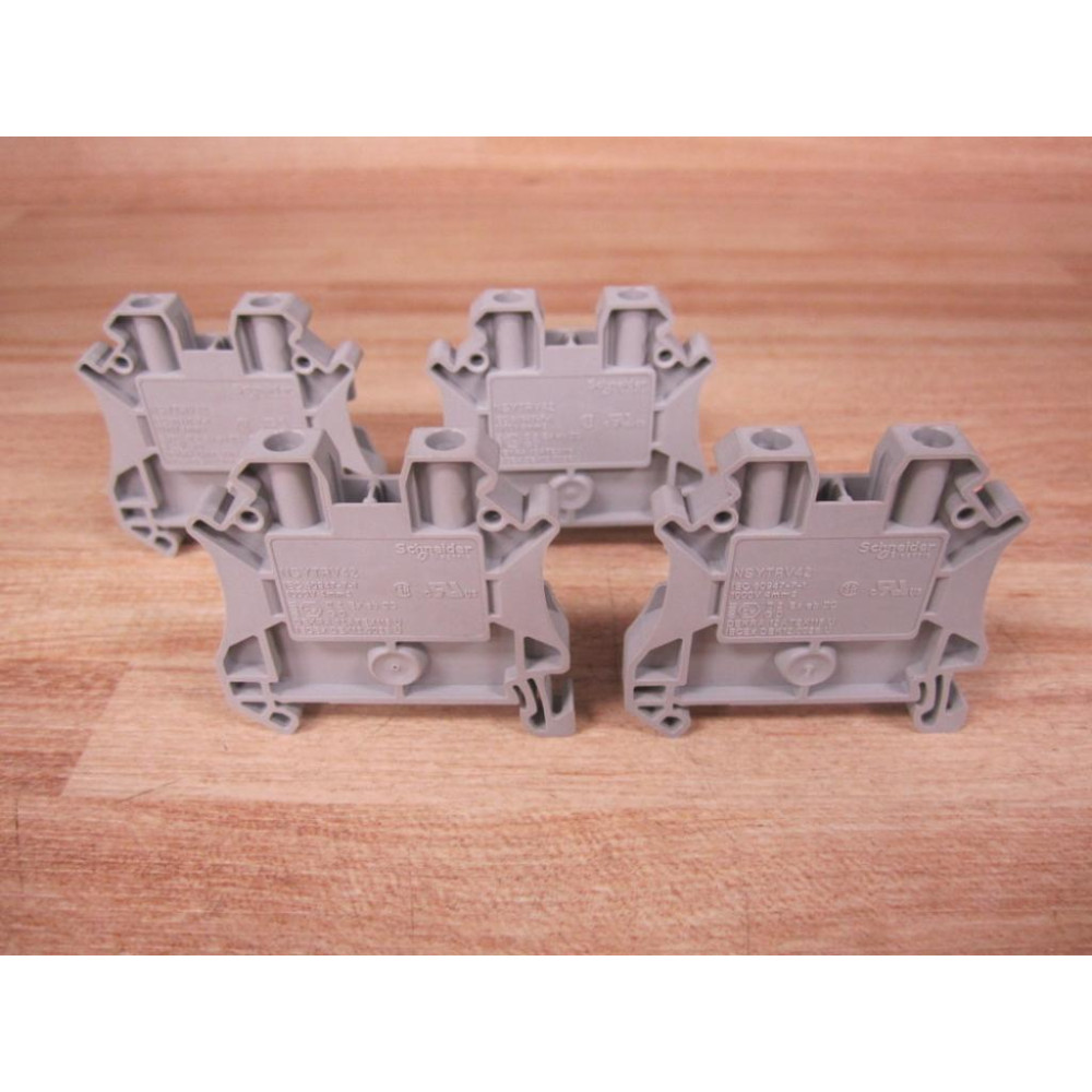 Schneider Electric NSYTRV42 Terminal Block (Pack of 4) - New No Box