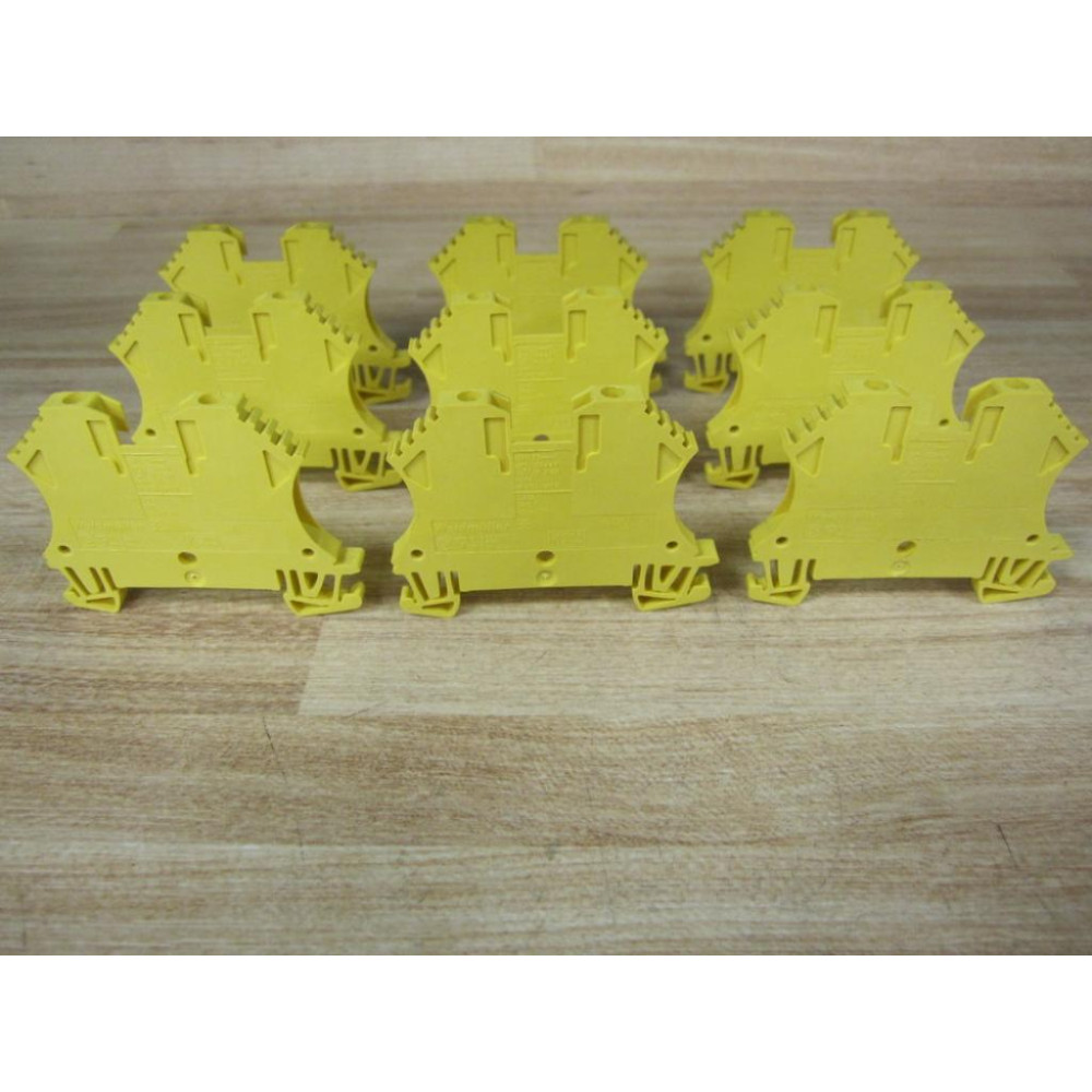 Weidmuller WDU 2.5-GE Terminal Block WDU2.5 (Pack of 9) - New No Box