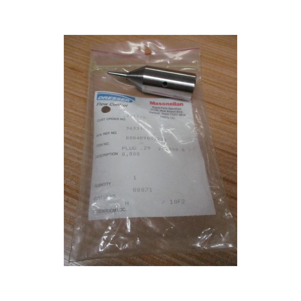 Dresser 008489001220 Masoneilan Plug