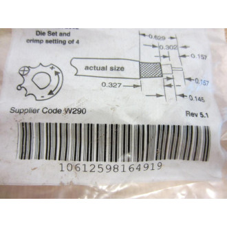 Allen Bradley 94256201 Controlnet BNC Plug RG-6QS 1786-BNCB (Pack of 2)