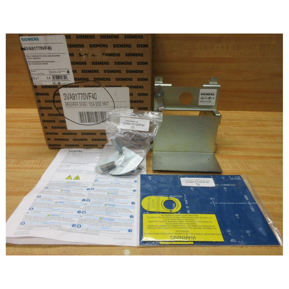 Siemens 3VA9177-0VF40 Door Interlock 3VA91770VF40