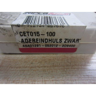 Ripca CET015-100 Cord End CET015100 (Pack of 100)