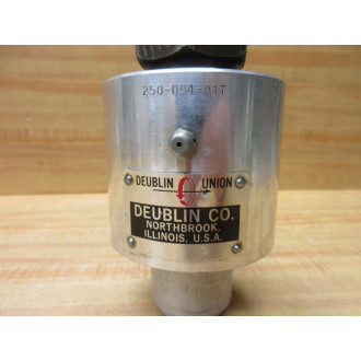 Deublin 250-094-017 Air-Hydraulic Union 250094017 - Used