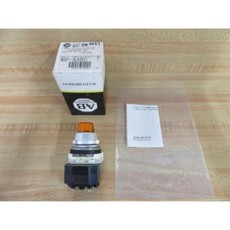 Allen Bradley 800T-16JX2KC1 Selector Switch Amber Knob