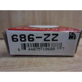 Consolidated Bearings 686-ZZ Bearing 686ZZ