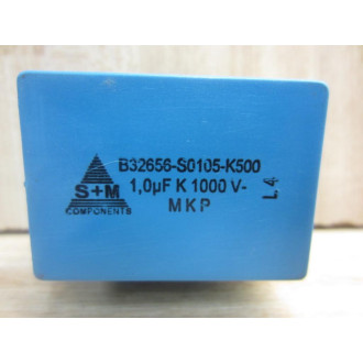 S+M B32656-S0105-K500 Capacitor B32656S0105K500 - Used