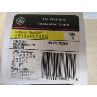 General Electric CR104PLT42G Push Button Switch