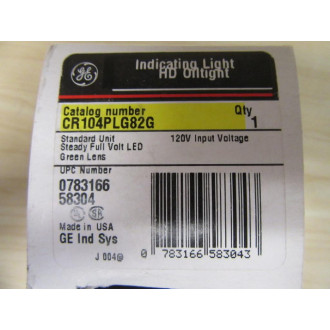 General Electric CR104PLG82G Pilot Light