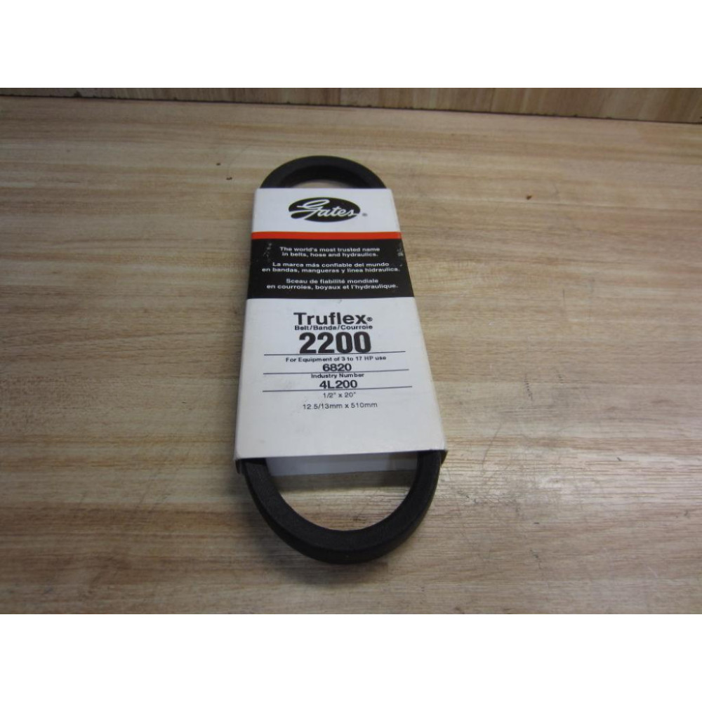 Gates 4L200 Belt 2200 (Pack of 3)