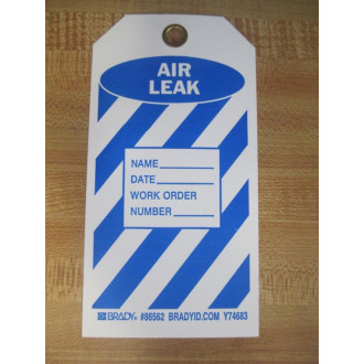 Brady 86562 'AIR LEAK' Tag (Pack of 10)