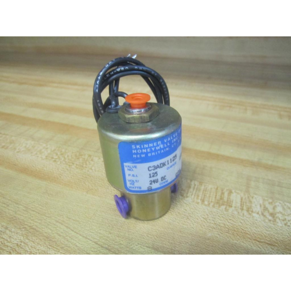 Honeywell C3ADK1125 Skinner Valve 24V DC 8W - New No Box