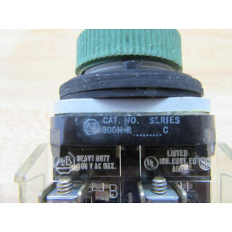 Allen Bradley 800H-R1A Button Green - Used