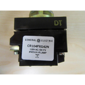 General Electric CR104PXG42N Pilot Light Assembly Push Button Core - New No Box